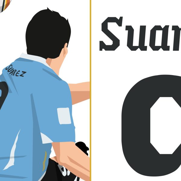 Luis Suarez Goal, 2010 World Cup Round of 16 Gqeberha, South Africa Poster Wall Art Print Main Image Alternate - Poster 1