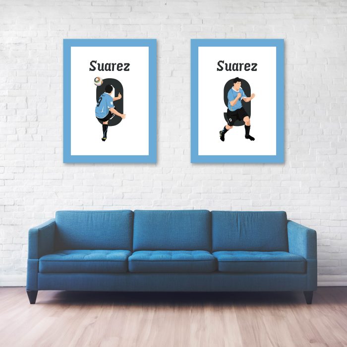 Luis Suarez Goal, 2010 World Cup Round of 16 Gqeberha, South Africa Poster Wall Art Print Main Image - Full Series