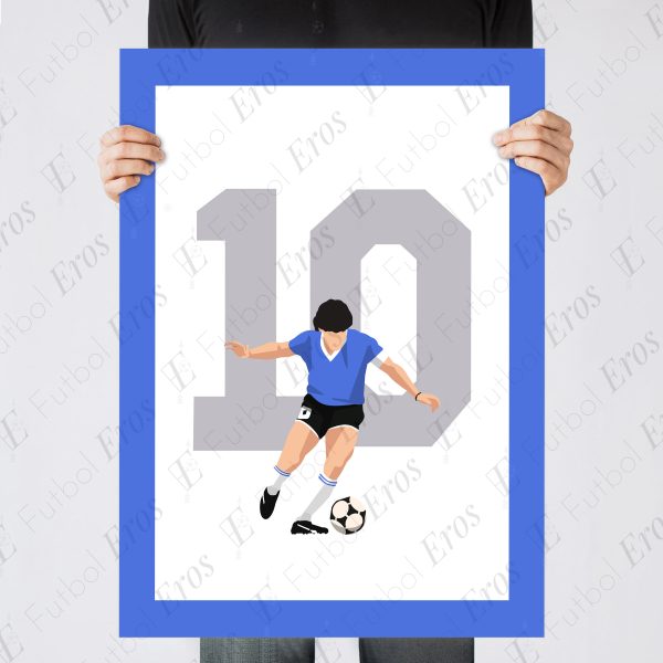 Maradona Goal of the Century, 1986 World Cup Quarter Final Argentina vs England - Azteca, Mexico Poster Wall Art Main Image - Poster 1