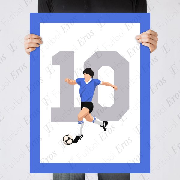 Maradona Goal of the Century, 1986 World Cup Quarter Final Argentina vs England - Azteca, Mexico Poster Wall Art Main Image - Poster 3