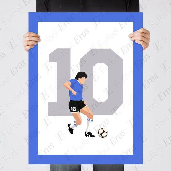 Maradona Goal of the Century, 1986 World Cup Quarter Final Argentina vs England - Azteca, Mexico Poster Wall Art Main Image - Poster 5