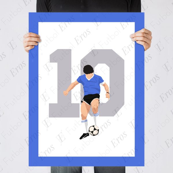 Maradona Goal of the Century, 1986 World Cup Quarter Final Argentina vs England - Azteca, Mexico Poster Wall Art Main Image - Poster 6