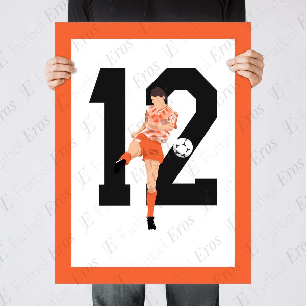 Marco van Basten Volley Goal, 1988 European Cup Final Netherlands vs URSS_Munich Germany_Poster Wall Art Main Image - Poster 1