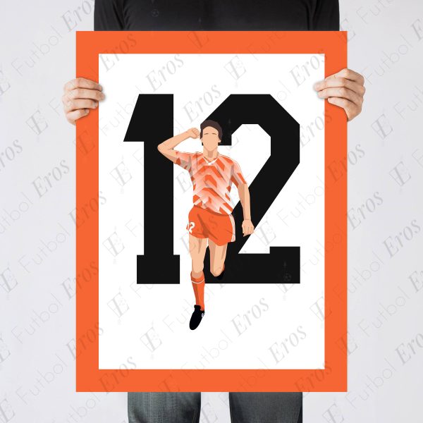 Marco van Basten Volley Goal, 1988 European Cup Final Netherlands vs URSS_Munich Germany_Poster Wall Art Main Image - Poster 3