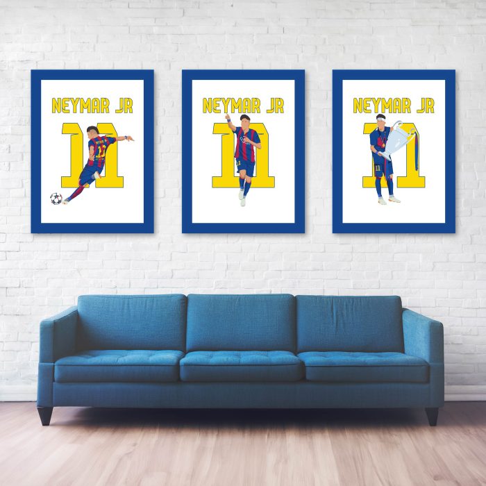 Neymar Goal, 2015 Champions League Final - Barcelona vs Juventus - Berlin, Germany - Poster Print Wall Art-Main Image - Full Series
