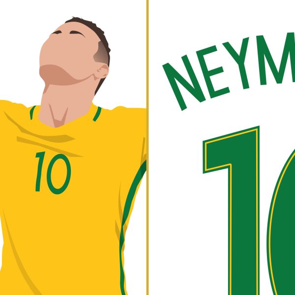 Neymar Winning Penalty, 2016 Olympic Games Final - Brazil vs Germany - Rio de Janiero, Brazil Poster Wall Art Main Image Alternate- Poster 2