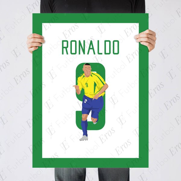 Ronaldo Goal 2002 World Cup Final Brazil Germany vs Yokohama Japan Poster Wall Art Main Image - Poster 2