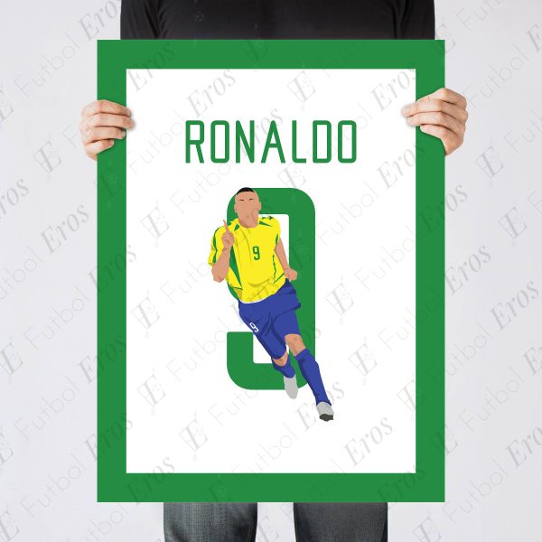Ronaldo Goal 2002 World Cup Final Brazil Germany vs Yokohama Japan Poster Wall Art Main Image - Poster 3