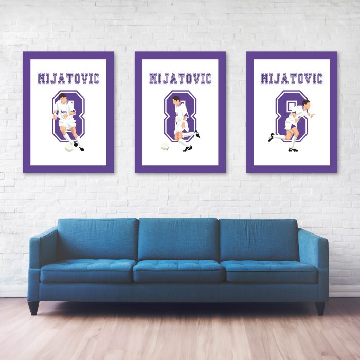 Predrag Mijatovic Goal, 1998 Champions League Final Real Madrid vs Juventus - Amsterdam,Netherlands - Poster Wall Art - Full Series