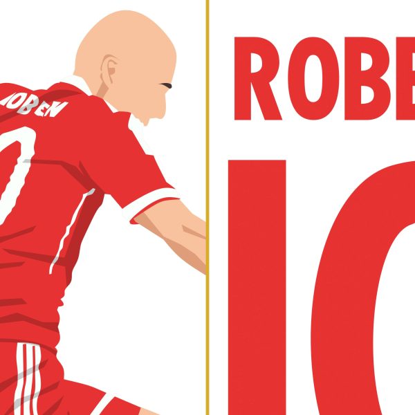Robben Goal, 2012-2013 Champions League Final - Bayern Munchen vs Borussia Dortmund - London, England Poster Wall Art Main Image Alternate - Poster 1