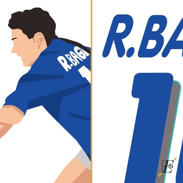 Roberto Baggio Goal,1994 World Cup Semifinal Italy vs Bulgaria - NewYork,USA Poster Wall Art Main Image Alternate - Poster 1