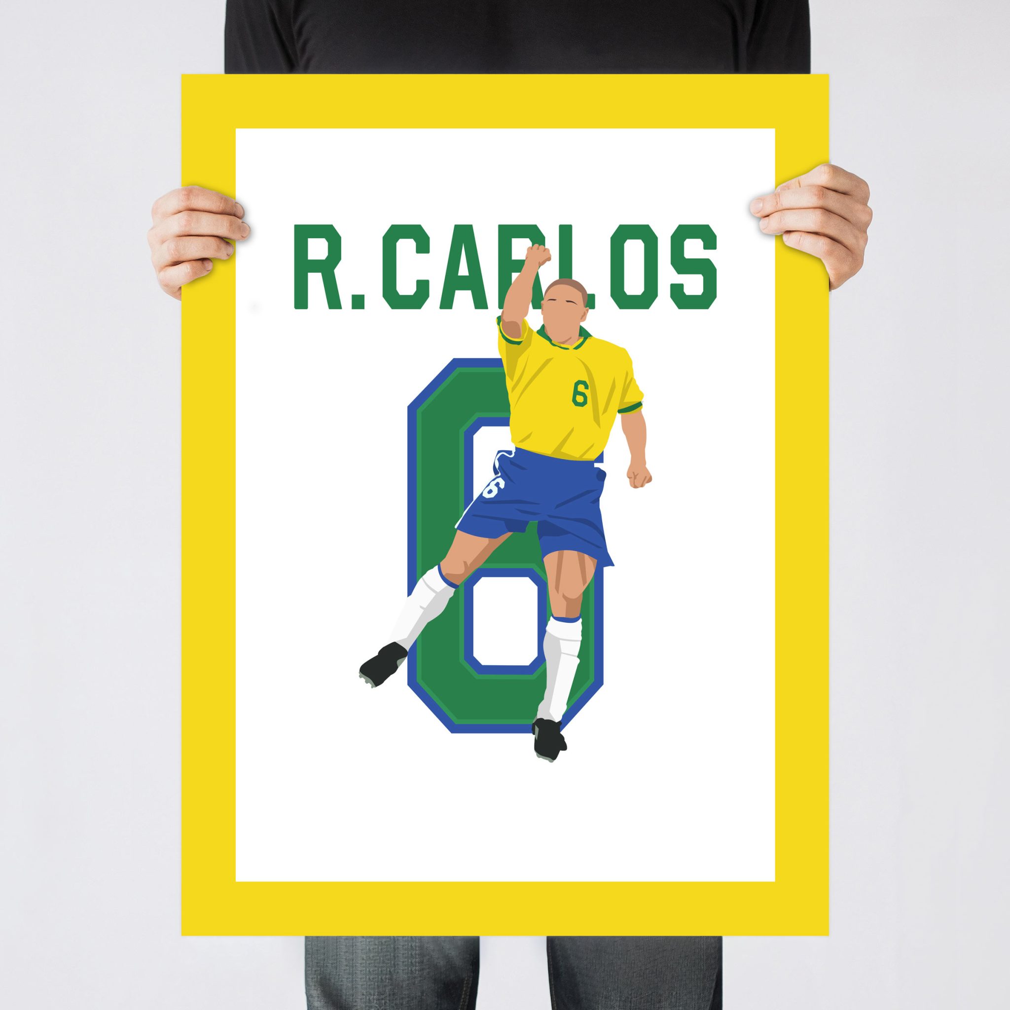 Roberto Carlos Poster Prints, Posters, and Wall Art FutbolEros