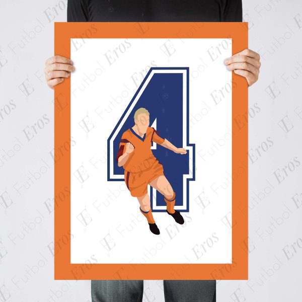 Ronald Koeman Goal,1992 European Cup Final Barcelona vs Sampdoria - London, England Poster Wall Art Main Image - Poster 2