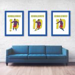 Ronaldinho Bernabeu Brace Goal, 2005 LaLiga, Real Madrid vs Barcelona, Madrid - Spain - Poster/Wall Art Main Image - Full Series