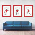 Ronaldo Goal, 2009 Champions League - Round of 16 - Porto vs Manchester United - Porto, Portugal Poster Wall Art Main Image Alternate - Full Series