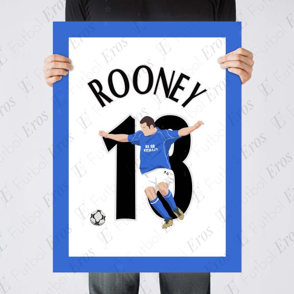 Wayne Rooney First Goal Everton vs Arsenal - Poster 1