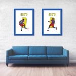 Samuel Etoo Goal 2006 Champions League Final Barcelona vs Arsenal Paris, France Poster -Wall-Art Main Image - Full Series