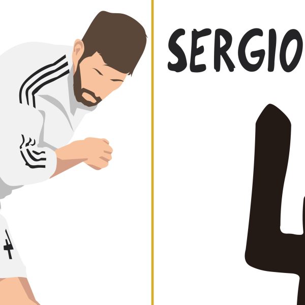 Sergio Ramos La Decima, 2014 Champions League Final - Real Madrid vs Atletico Lisbon, Portugal Poster Wall Art Main Image Alternate- Poster 1