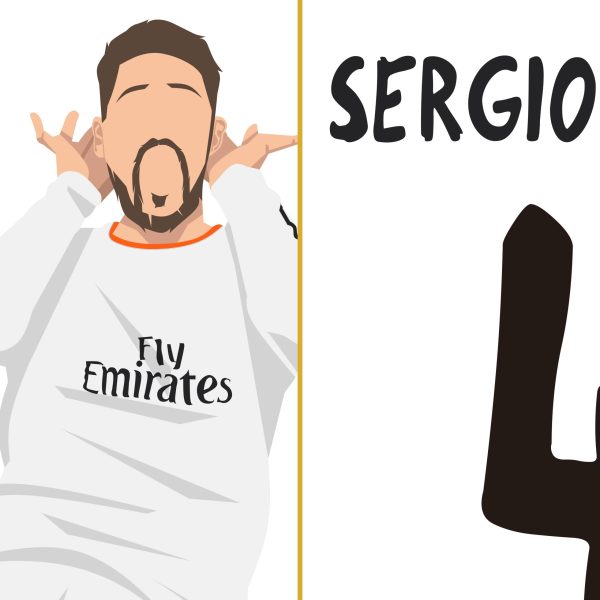 Sergio Ramos La Decima, 2014 Champions League Final - Real Madrid vs Atletico Lisbon, Portugal Poster Wall Art Main Image Alternate- Poster 3