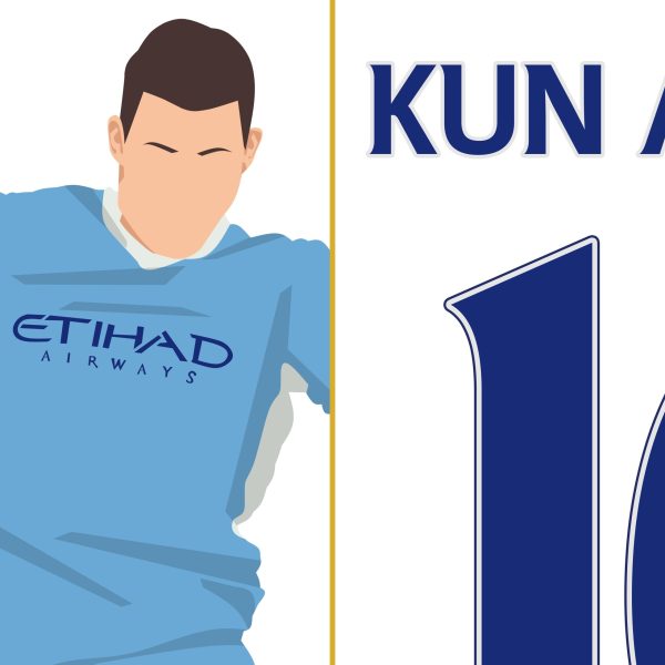 Sergio Aguero Goal Premier League, 2011-2012 Final Day Manchester City QPR - Poster Wall Art Print Main Image Alternate - Poster 1