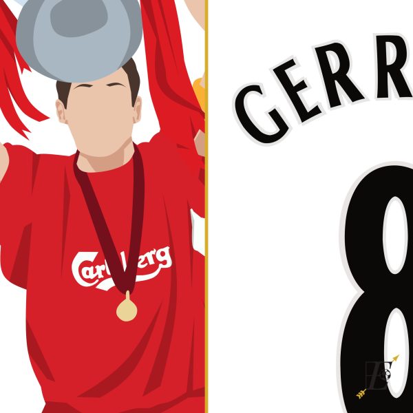 Steven Gerrard Goal, 2005 Champions League Final - Liverpool vs AC Milan - Istanbul,Turkey - Poster Wall Art Main Image Alternate - Poster 3
