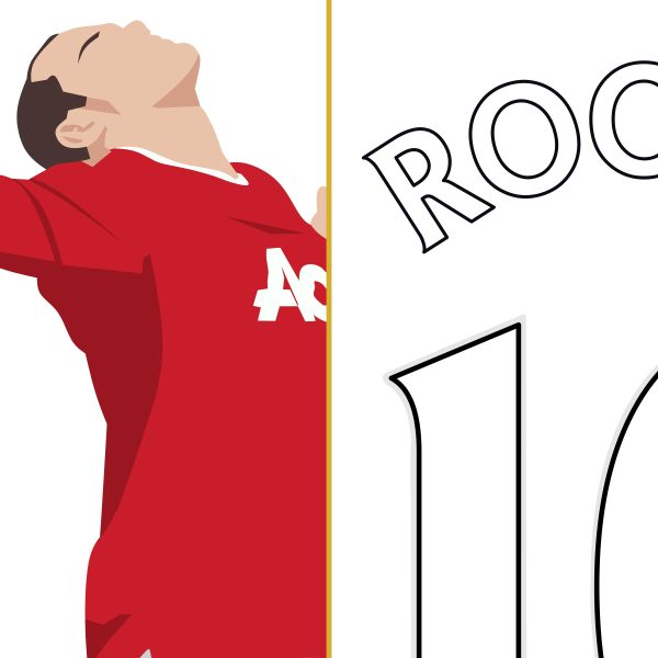 Wayne Rooney Bicycle Kick Goal - Manchester England Man City vs Man United - Poster Wall - Art Print Main Image Alternate - Poster 3