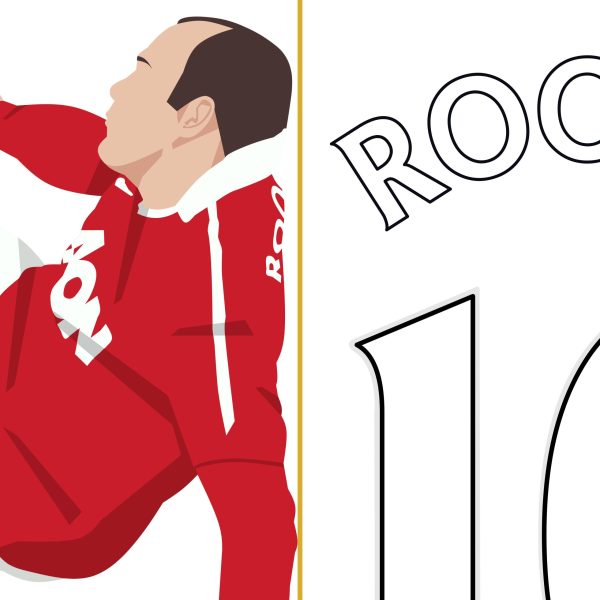 Wayne Rooney Bicycle Kick Goal - Manchester England Man City vs Man United - Poster Wall - Art Print Main Image Alternate - Poster 1