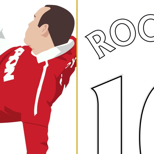 Wayne Rooney Bicycle Kick Goal - Manchester England Man City vs Man United - Poster Wall - Art Print Main Image Alternate - Poster 2