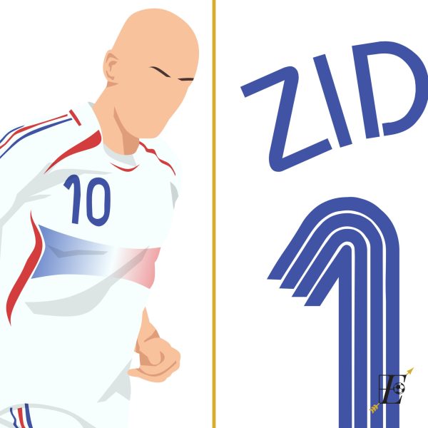 Zinedine Zidane Panenka Goal, 2006 World Cup Final - France vs Italy - Berlin,Germany Poster Wall Art Main Image Alternate - Poster 2