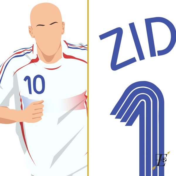 Zinedine Zidane Panenka Goal, 2006 World Cup Final - France vs Italy - Berlin,Germany Poster Wall Art Main Image Alternate - Poster 4