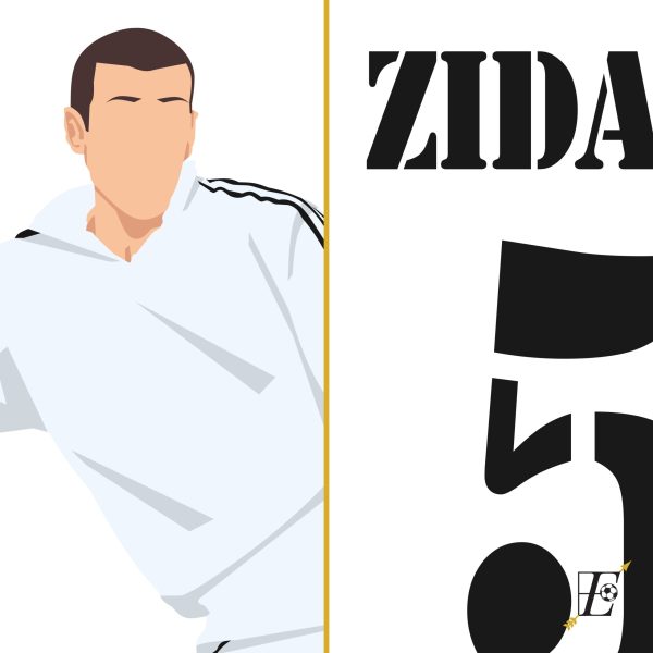 Zinedine Zidane VolleyGoal, 2002 Champions League Final - Real Madrid vs Bayer Leverkusen - Glasgow,Scotland Poster Wall Art Main Image Alternate - Poster 1