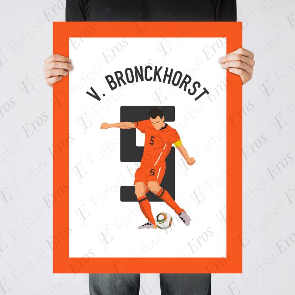 van Bronckhorst Goal, 2010 World Cup Semi-Final - Netherlands vs Uruguay- _Cape Town, South Africa - Poster Wall Art Main Image - Poster 1