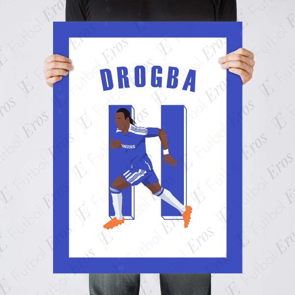 Didier Drogba Header Goal, 2012 - Champions League Final - Chelsea vs Bayern - Munich, Germany Poster Wall Art - Poster 4