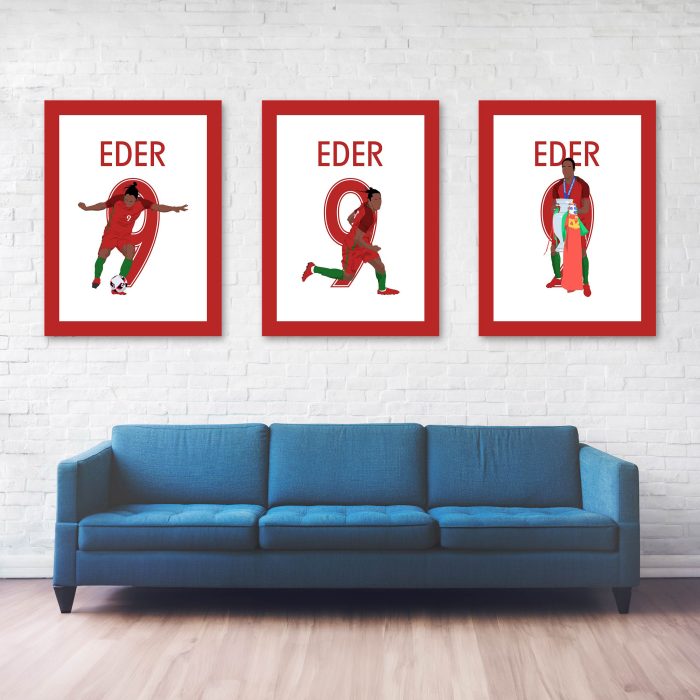 Eder Goal Euro, 2016 Final - France vs Portugal - Saint Denis, France Poster Wall Art Main Image Alternate - Full Series