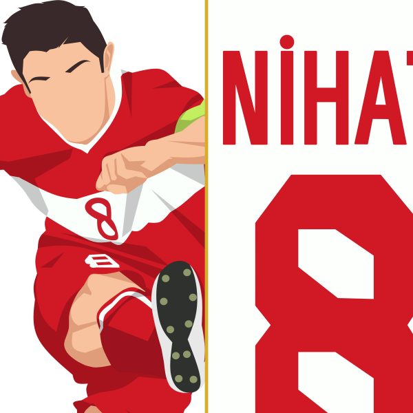 Nihat Kahveci Goal - Turkey vs Czech Republic, 2008 Euro Group Stage - Poster 1 Alternate