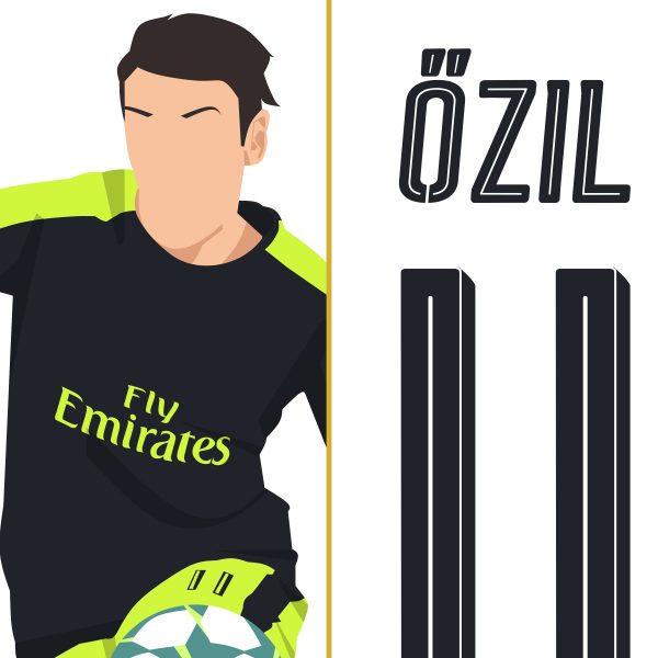 Mesut Ozil 2016 Arsenal vs Ludogorets Goal - Poster 1 Alternate