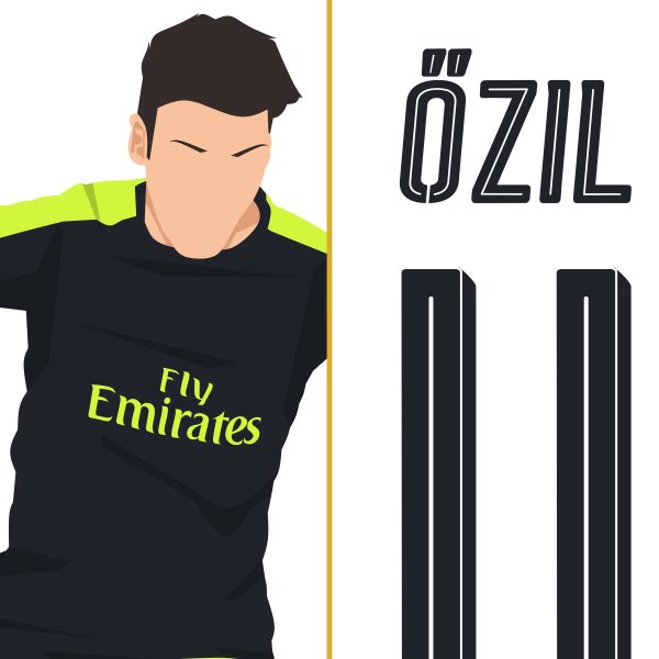 Mesut Ozil 2016 Arsenal vs Ludogorets Goal - Poster 2 Alternate