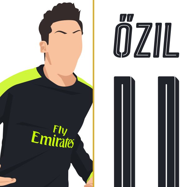 Mesut Ozil 2016 Arsenal vs Ludogorets Goal - Poster 2 Alternate