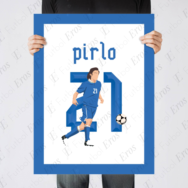 Andrea Pirlo Panenka Penalty Italy vs England Euro 2012 Quarter Final - Poster 2