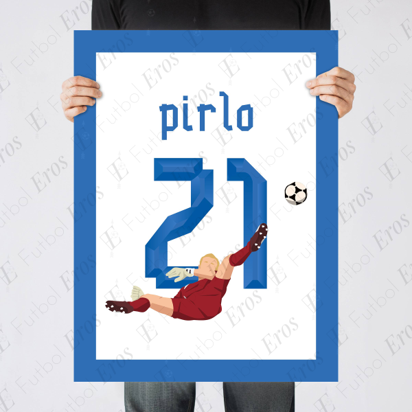 Andrea Pirlo Panenka Penalty Italy vs England Euro 2012 Quarter Final - Poster 3
