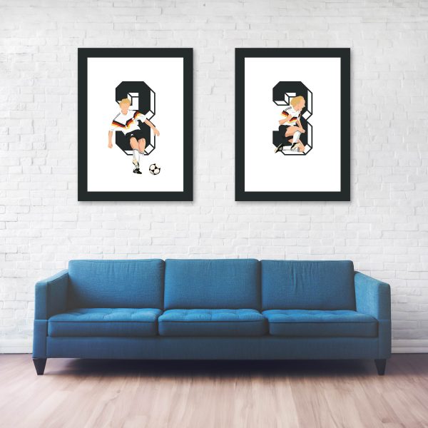 Andreas Brehme Penalty Goal 1990 World Cup Final Germany Argentina vs Roma Italy Poster Wall Art Main Image - Full Series Website