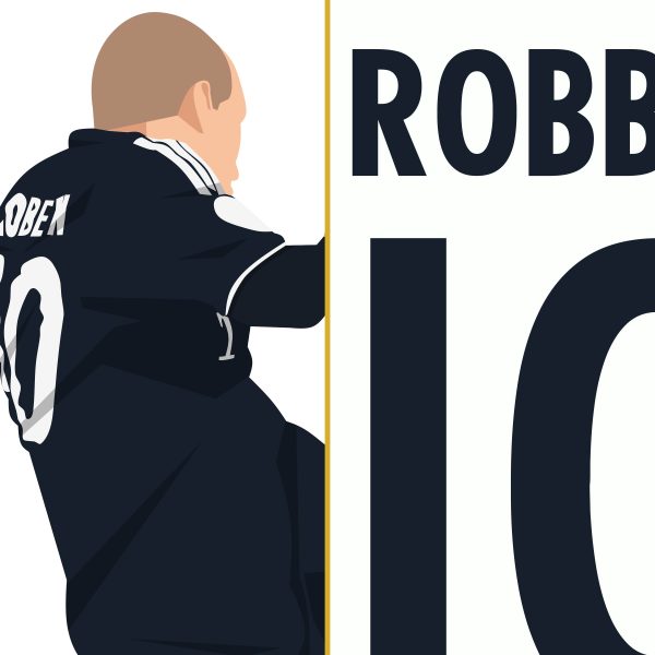 Arjen Robben Volley Goal Manchester United vs Bayern Munich 2009-2010 UCL Semi Final - Poster 2 Alternate