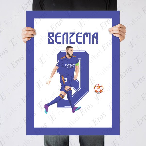 Benzema Panenka Goal Manchester City vs Real Madrid 2022 UCL Semi Finals - Poster 2
