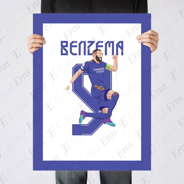 Benzema Panenka Goal Manchester City vs Real Madrid 2022 UCL Semi Finals - Poster 3