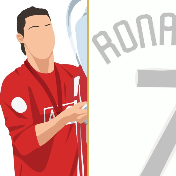 Cristiano Ronaldo Header Goal Manchester United vs Chelsea 2008-2009 UCL Final - Poster 3 Alternate