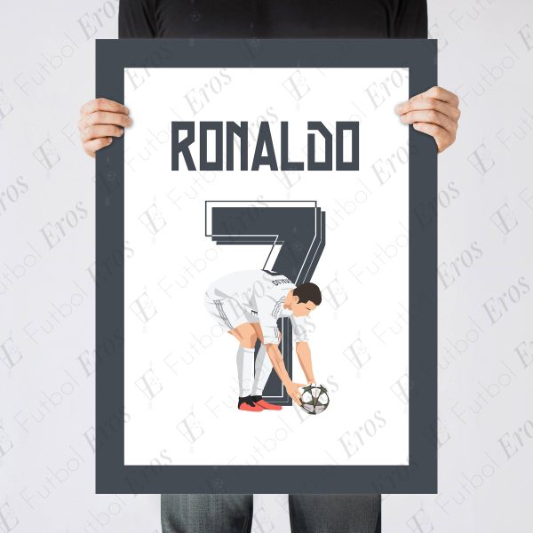 Cristiano Ronaldo Penalty Kick Real Madrid vs Atletico Madrid 2018 UCL Final - Poster 1