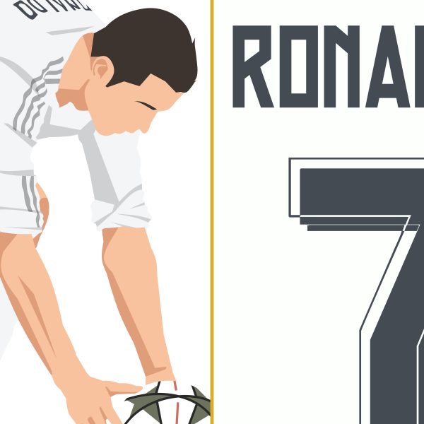 Cristiano Ronaldo Penalty Kick Real Madrid vs Atletico Madrid 2018 UCL Final - Poster 1 Alternate