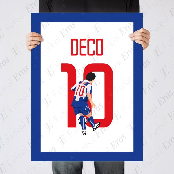 Deco Goal Porto vs AS Monaco 2003-2004 UCL Final - Poster 1