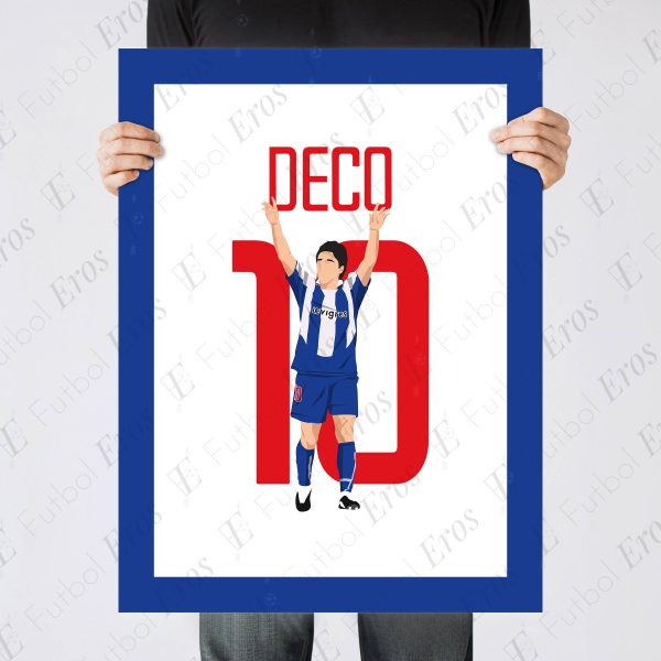Deco Goal Porto vs AS Monaco 2003-2004 UCL Final - Poster 2