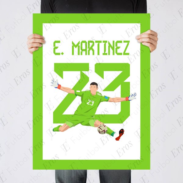 Emiliano Martinez Save 2022 World Cup Final Argentina vs France - Poster 1